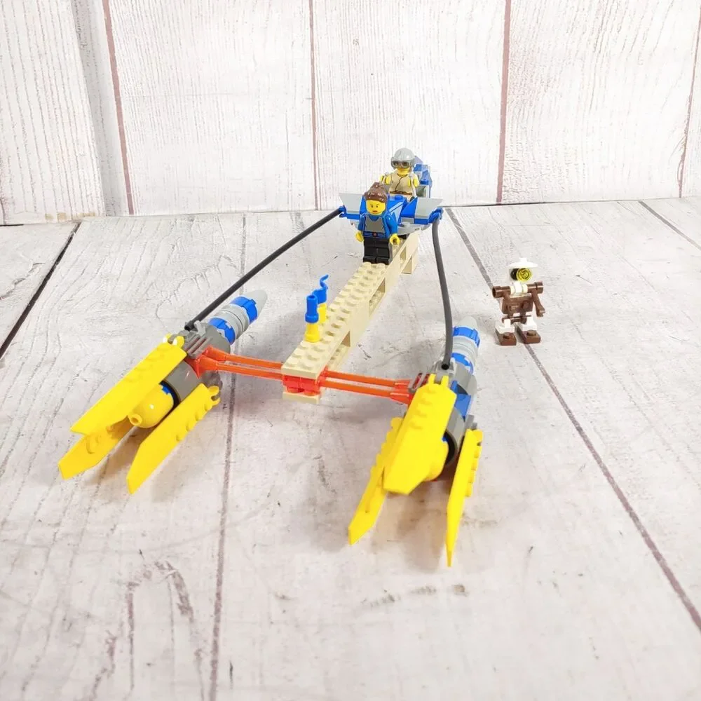 LEGO Star Wars Set 7131: Anakin's Podracer, 99% Complete W/ Minifigs - VINTAGE